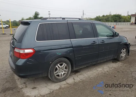 2005 Honda Odyssey Ex из США, поврежденный, VIN 5FNRL384X5B414774